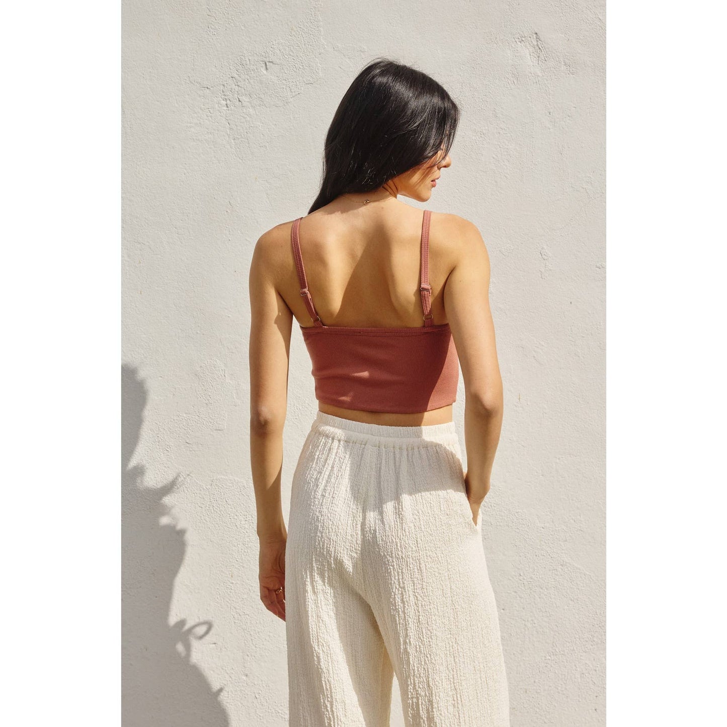 Micro Rib Twist And Shout Crop Top (1)