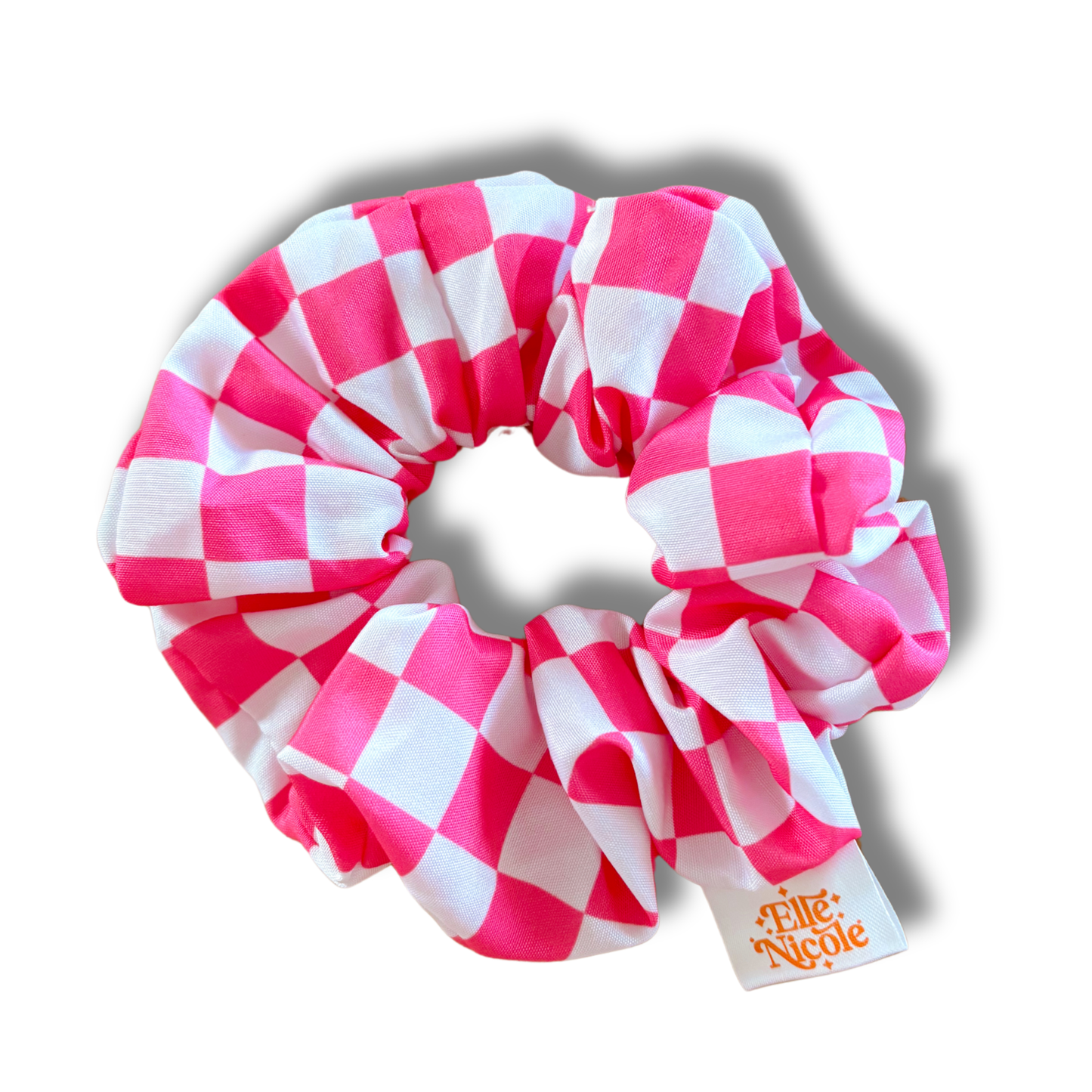 Scrunchie - Pink Checkered