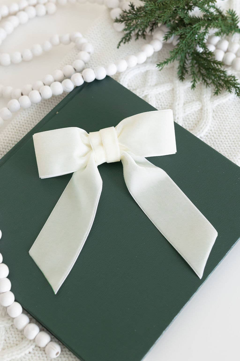 Grace & Grandeur Delora Velvet Bow Barrette