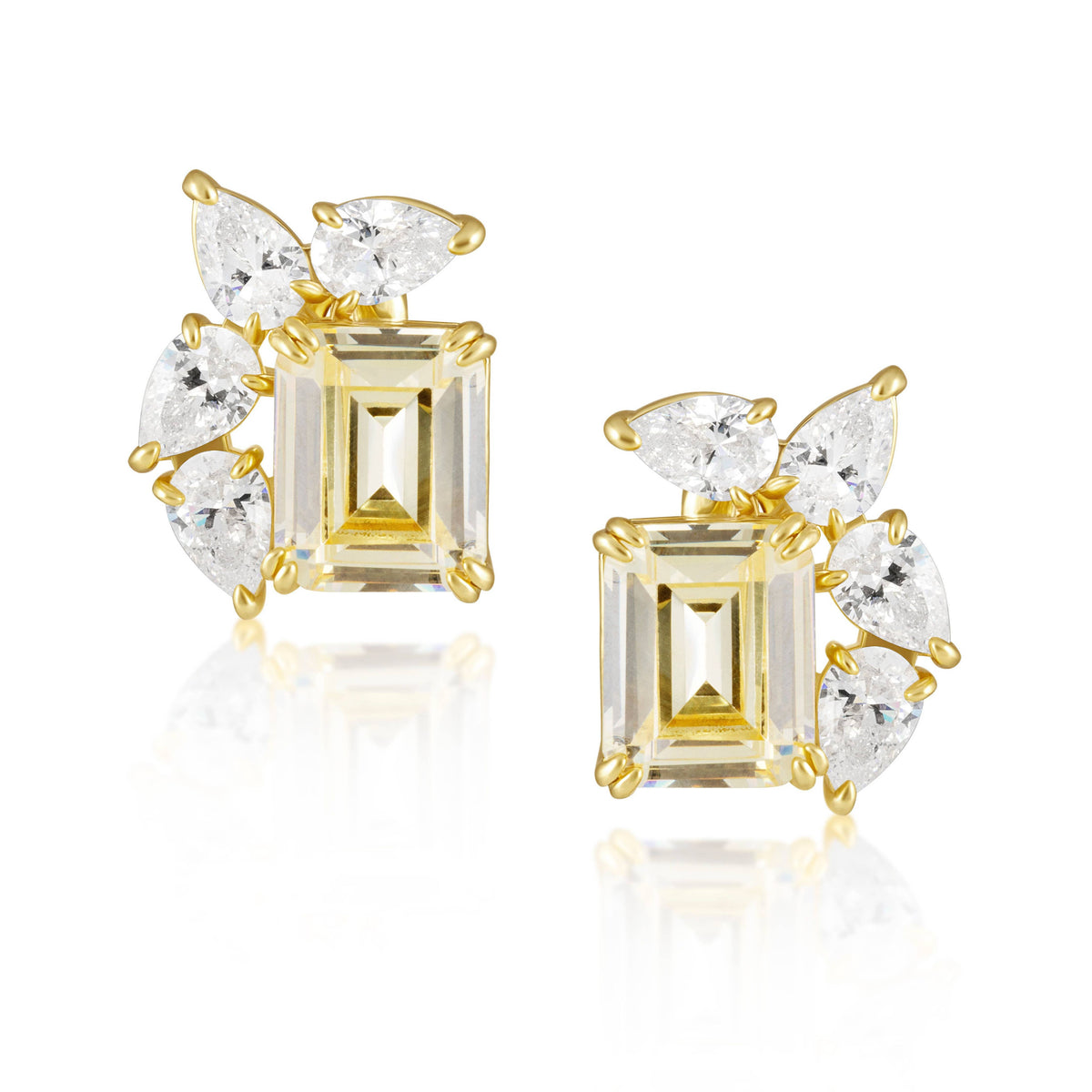 Marquise Sunburst Earrings