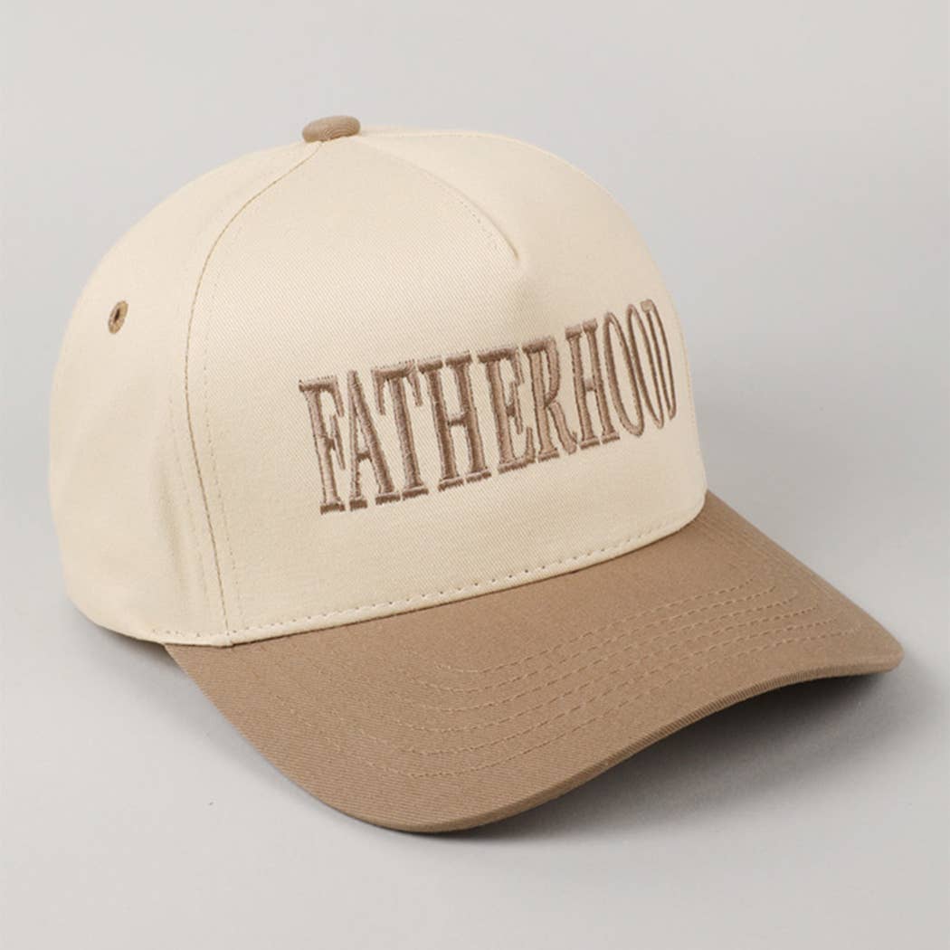 FATHERHOOD Embroidered Two-Tone Trucker Hat
