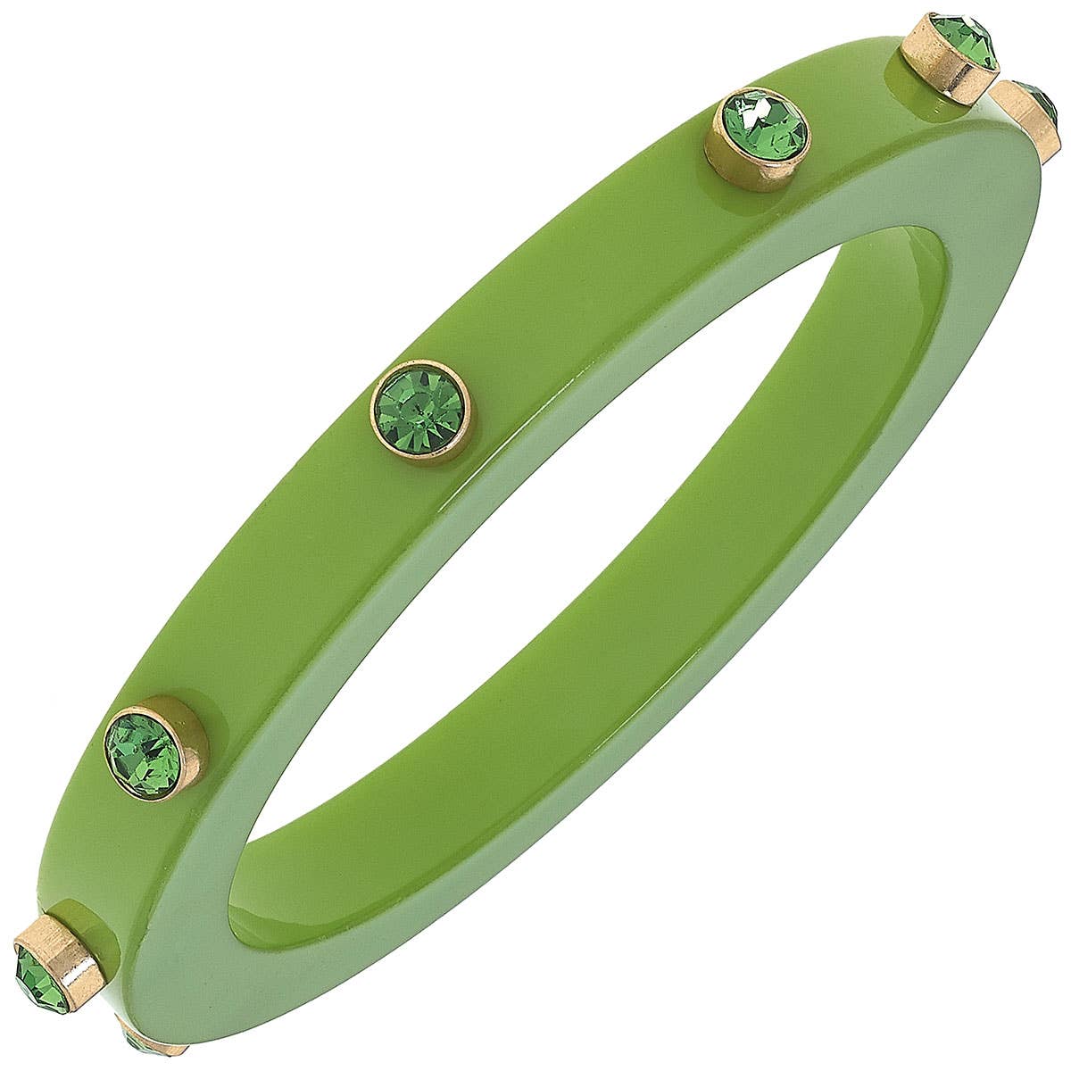 Renee Resin and Rhinestone Bangle