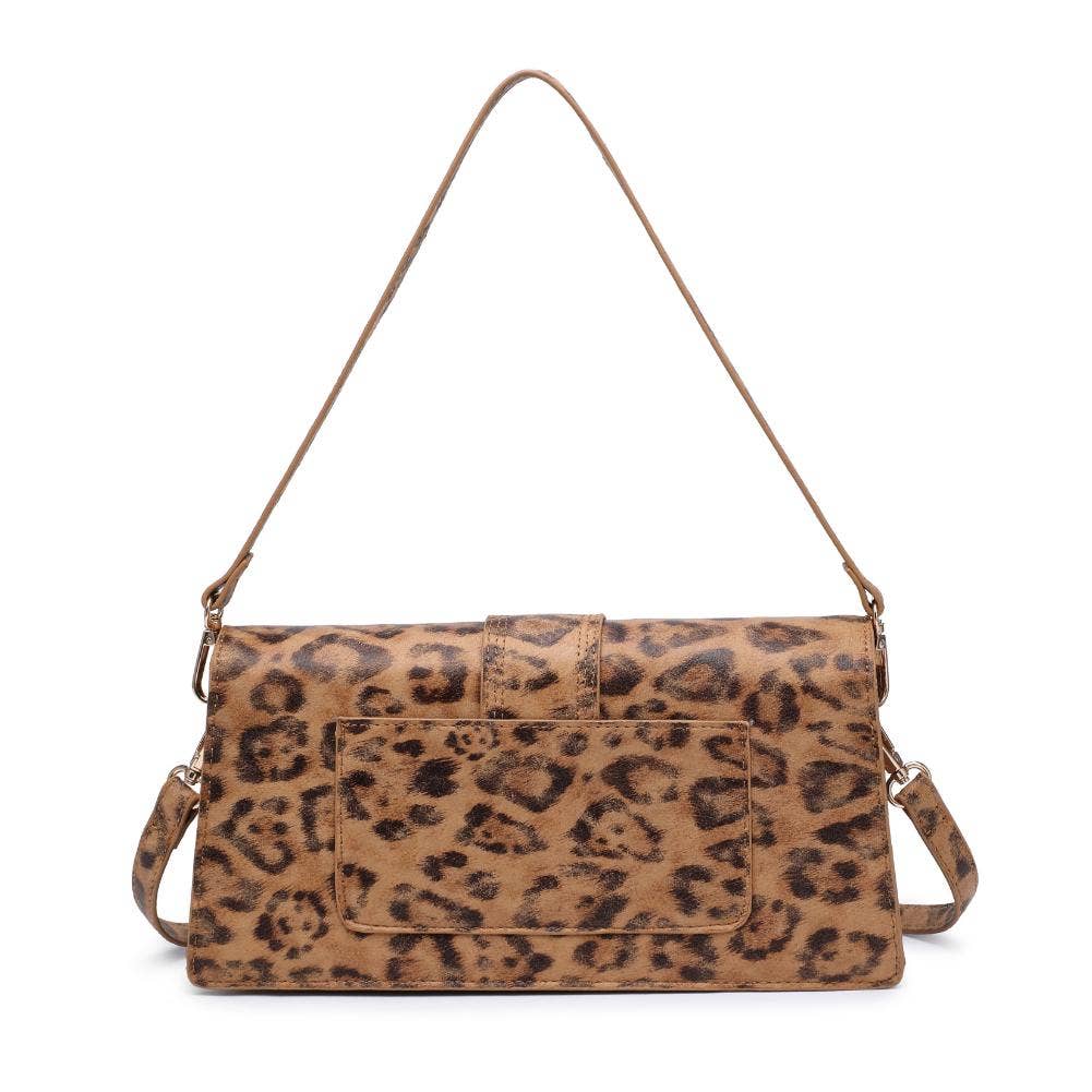 Violet Leopard Crossbody