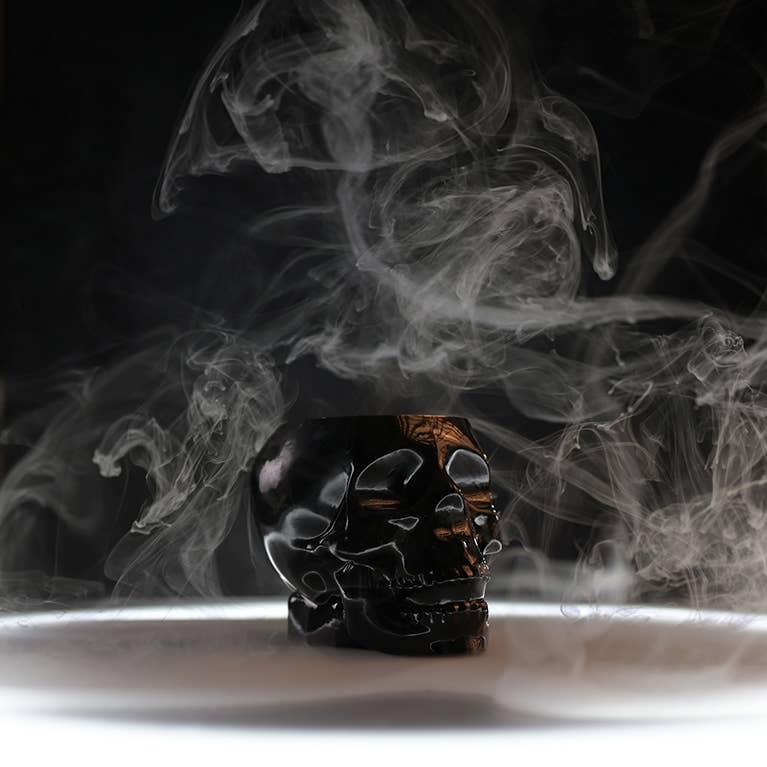 Limited Edition Halloween Skull Candle 8 oz: Phantom Spirit
