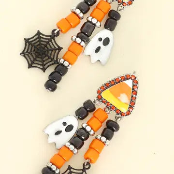 Candy Corn Seasonal Earrings