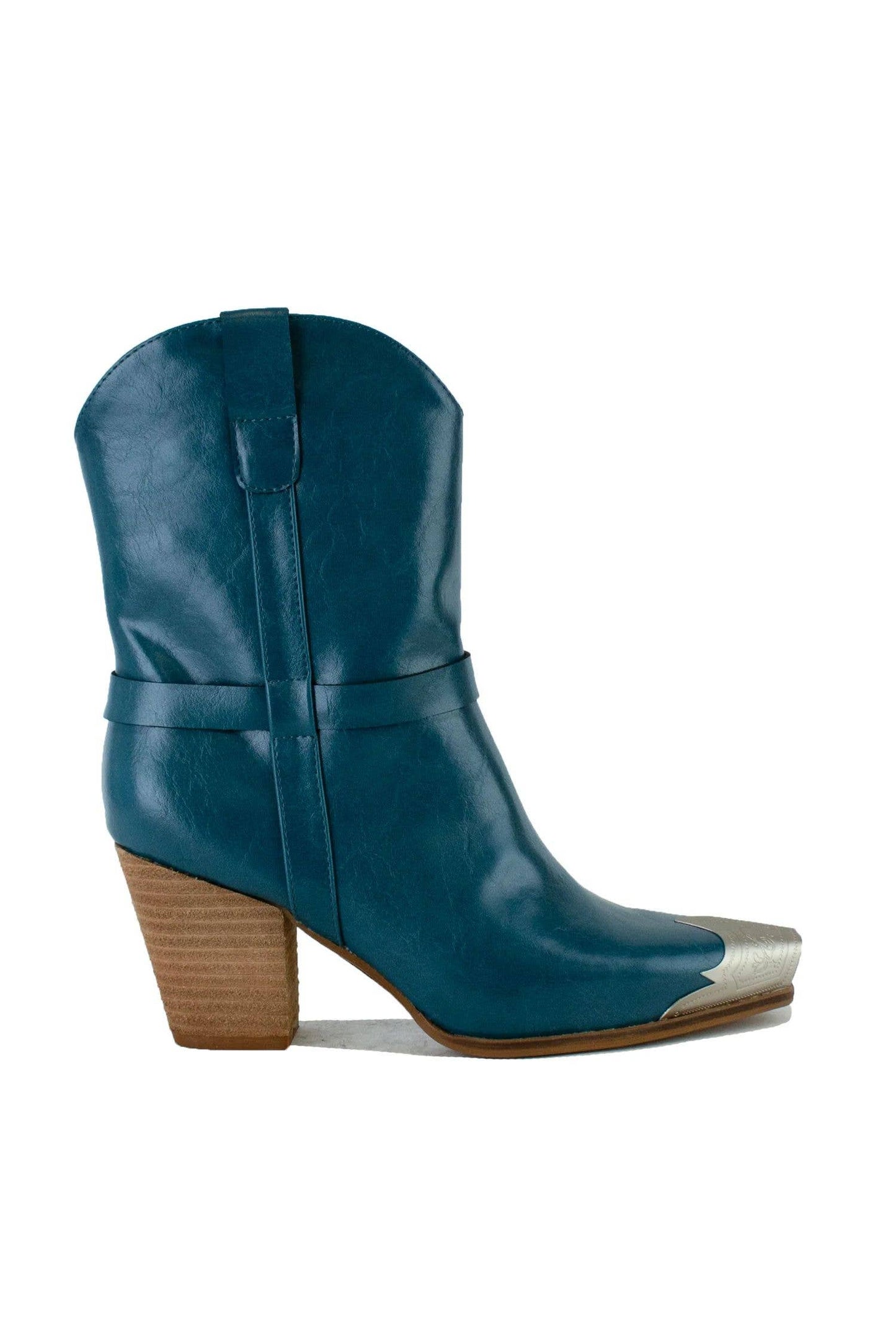 Metal Cap Western Cowboy Boots