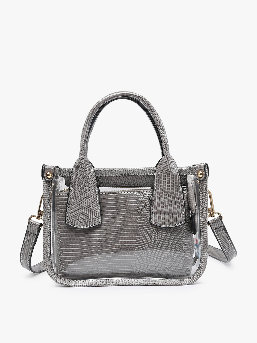 Stacey Clear Satchel w/ Inner Bag